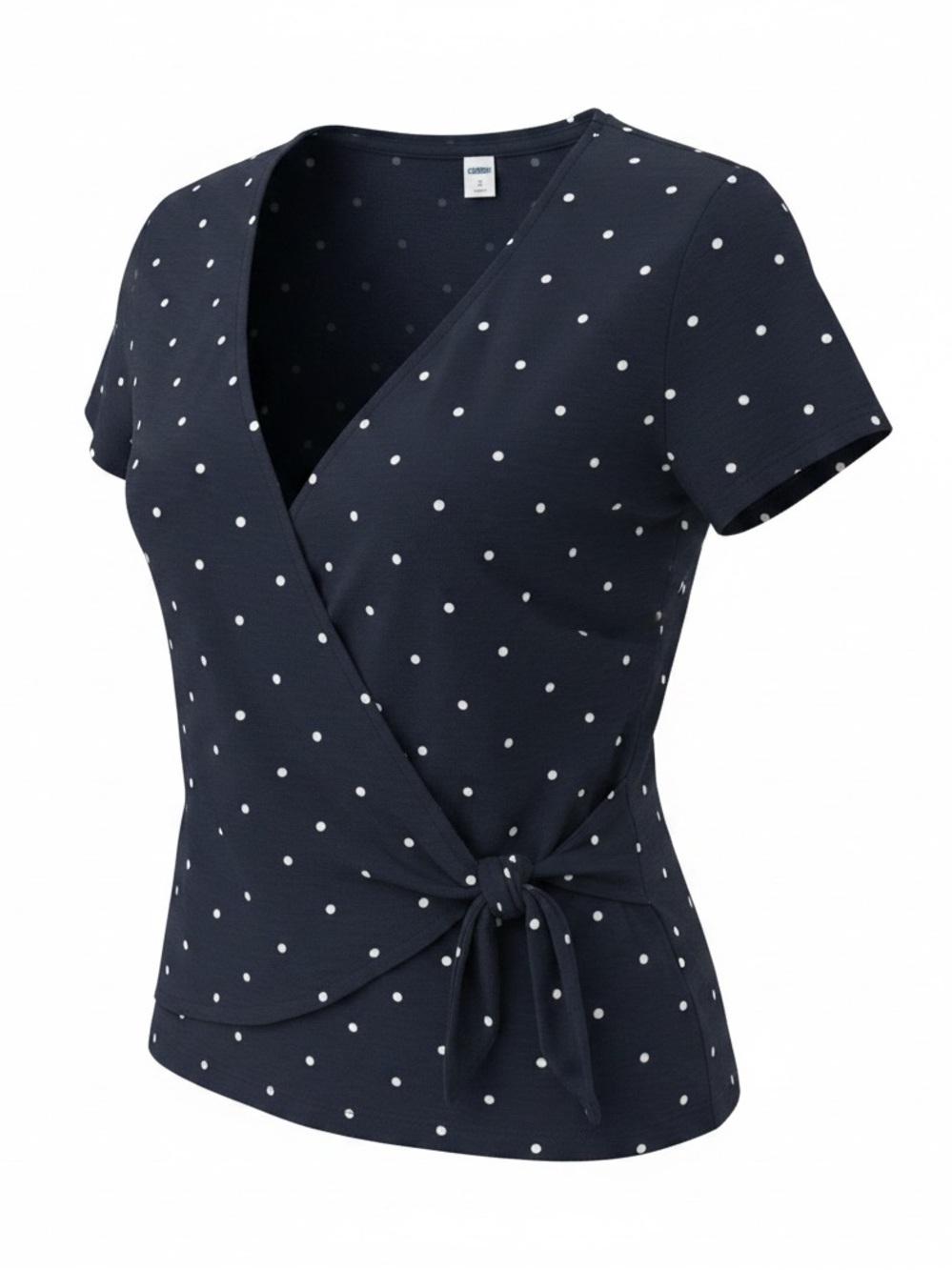 Old Navy Polka Dot Wrap Top